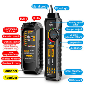 Circuit Breaker Finders RJ11 RJ45 Cable Toner Line Finder Wire Tracer Δικτύου Ethernet Cable Collation Telephone Line Tester