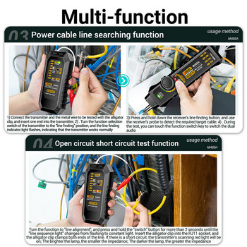 Circuit Breaker Finders RJ11 RJ45 Cable Toner Line Finder Wire Tracer Δικτύου Ethernet Cable Collation Telephone Line Tester