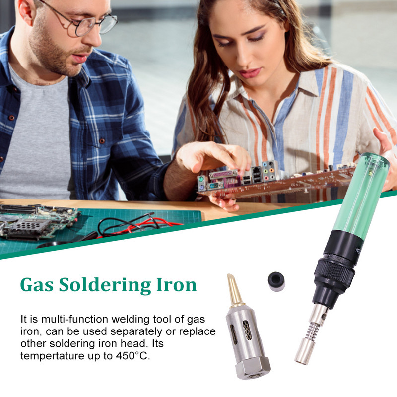 1300 ℃ Celsijaus butanas 4 viename dujinis lituoklis Akumuliatorinis butano dujinis suvirinimo pistoletas suvirinimo rašiklio degiklis Mini butano suvirintuvo antgalis