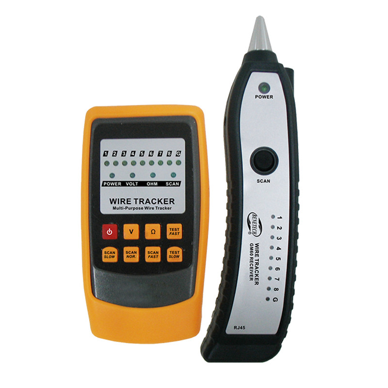 1Km jelátviteli távolság Vezetékkövető Diagnosztikai kábel Hálózati Rendszer Hálózati technikus Vonalkereső Nyomkövető