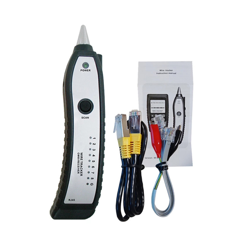 1Km jelátviteli távolság Vezetékkövető Diagnosztikai kábel Hálózati Rendszer Hálózati technikus Vonalkereső Nyomkövető