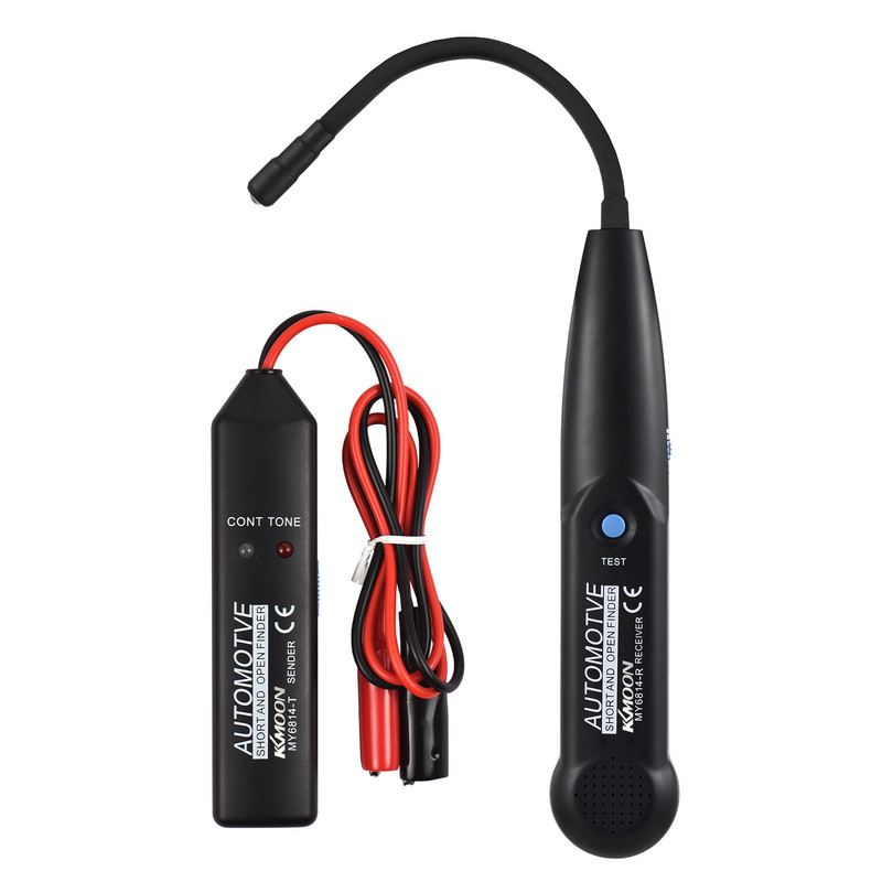KKmoon MY6814/MY6813 Automobilski kabel Tracer Ton Generator i komplet sondi Prekidna točka žice Kratki spoj Tragač telefonske linije
