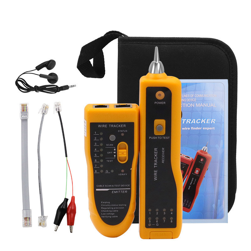 URANNi multifunktsionaalne kaabli tester juhtmejälgija detektori jooneotsija juhtmejälgija jälgija võrgu RJ11 RJ45 tester