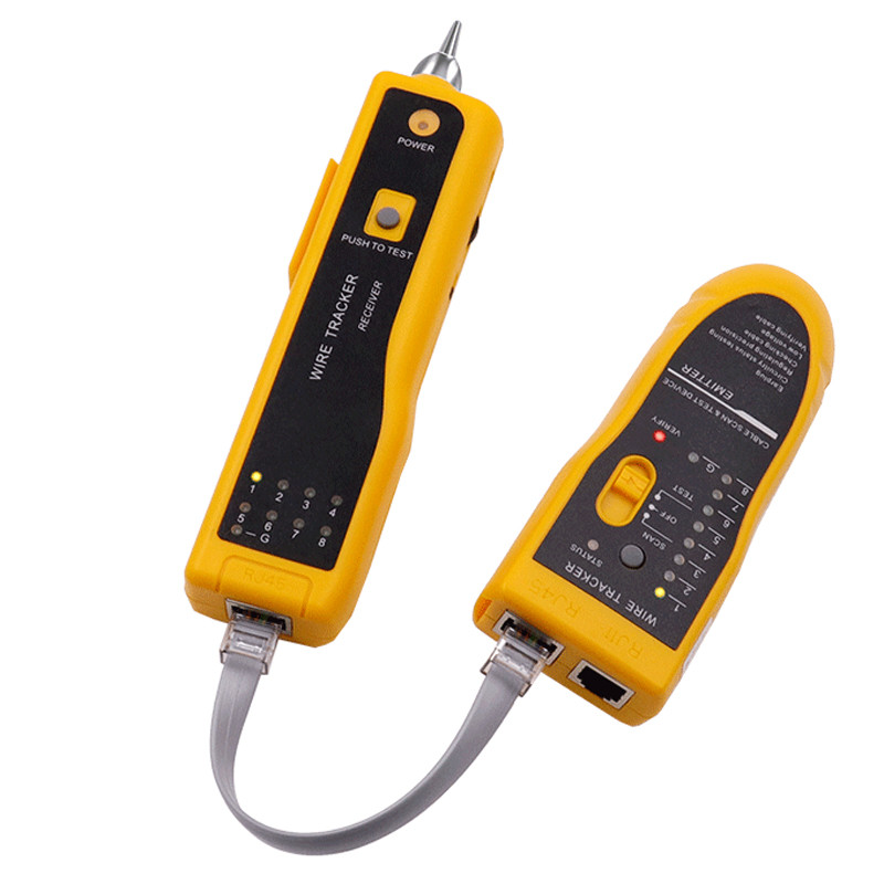 URANNi multifunktsionaalne kaabli tester juhtmejälgija detektori jooneotsija juhtmejälgija jälgija võrgu RJ11 RJ45 tester