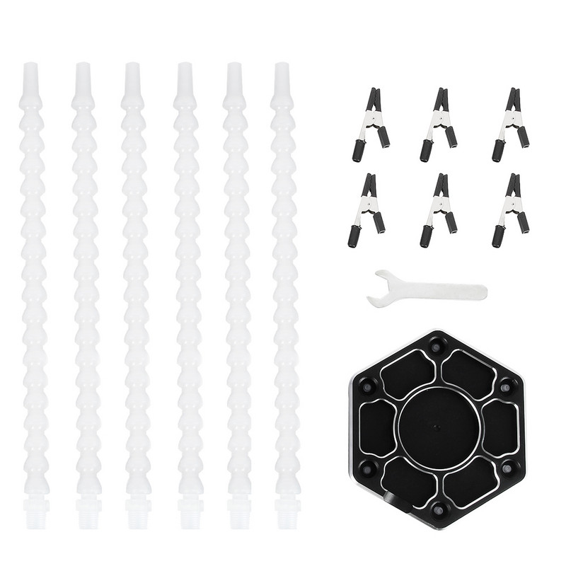 Pink Vise lauaklambriga jootmisjaam 6 tk painduvate õlgadega jootekolvi hoidja PCB keevitamise parandamise kolmas käsitööriist