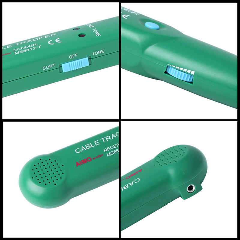 MS6812 kábelkövető tesztelő Professzionális vonali LAN detektor UTP STP Telefon vezeték nyomkövető Töréspont helye Diagnosztikai hang