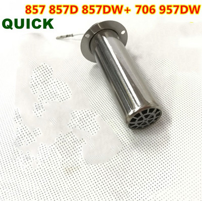 QUICK 857DW + 957DW + 706W hőlégpisztoly forrasztóállomás fűtőmag acélcső Acélcső A1147