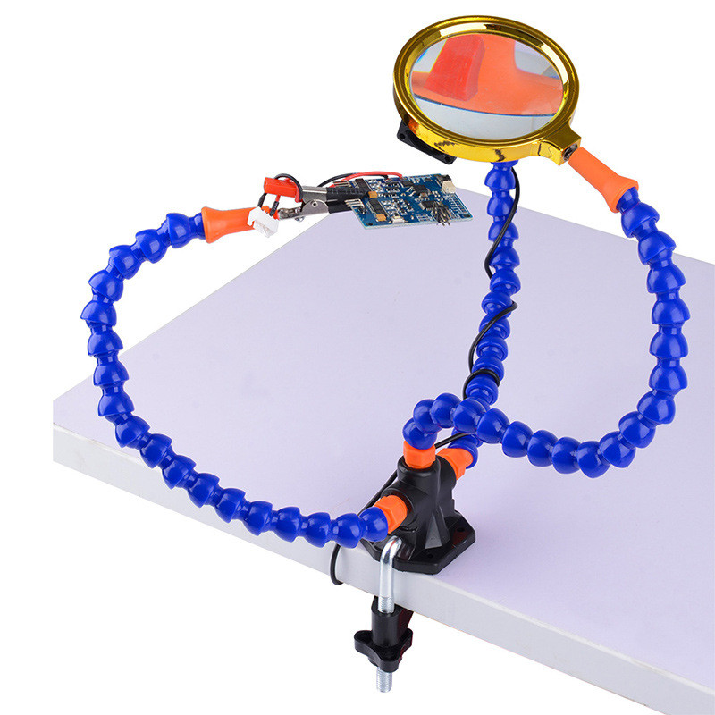 Daugiafunkcinė stalo gnybtų litavimo stotis 3 lanksčių rankų litavimo PCB suvirinimo taisymo įrankiai spaustukai rankinio suvirinimo stotis