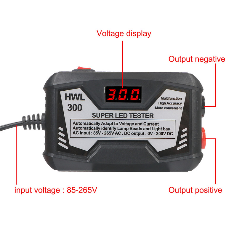 Λάμπα Led Bead Lamp Strip Tester Έξοδος 0-300V Led TV Backlight Tester Multipurpose Led strips Beads Test Tool Ls`d Tool EU Plug