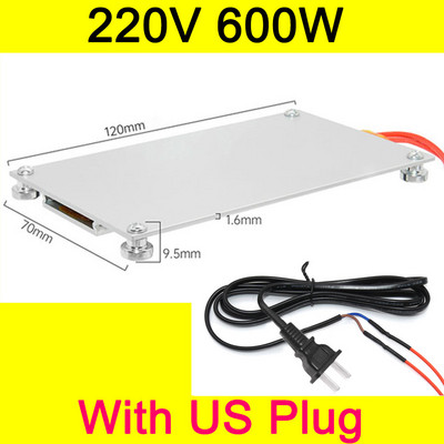 HD 600W/300W Θέρμανση Συγκόλληση 220V 260 Degree Chip Αλουμίνιο Desoldering BGA led λαμπτήρας Station PTC Split Plate LED Remover