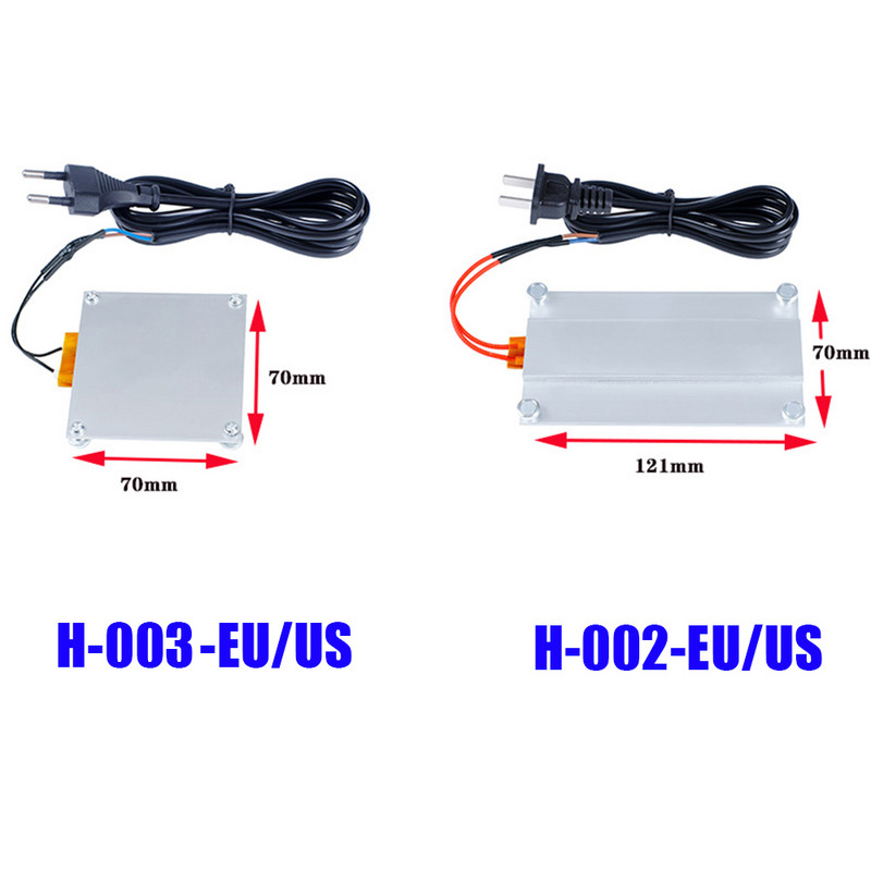 HD 600W/300W Θέρμανση Συγκόλληση 220V 260 Degree Chip Αλουμίνιο Desoldering BGA led λαμπτήρας Station PTC Split Plate LED Remover