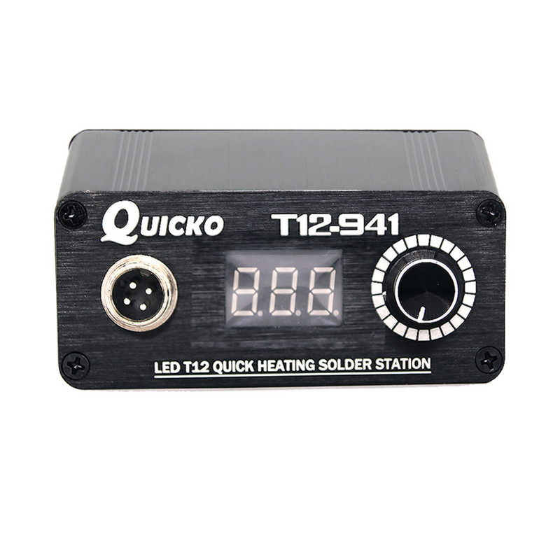 Mini nešiojama T12-942 litavimo stotis OLED T12 greito šildymo nuolatinės srovės versija Elektrinė lygintuvas T12 lituoklio antgaliai suvirinimo įrankiai