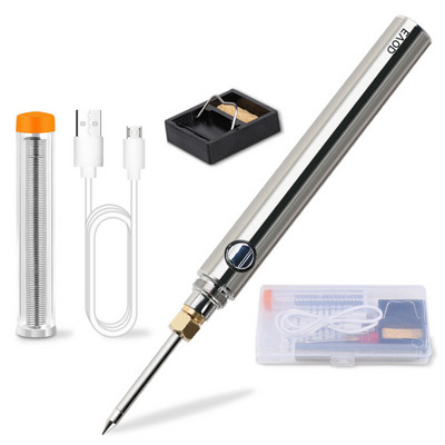 5V 15W prijenosno lemilo za punjenje s četiri brzine, podesivo s poklopcem, mini novi tip c priključak za bežično lemilo