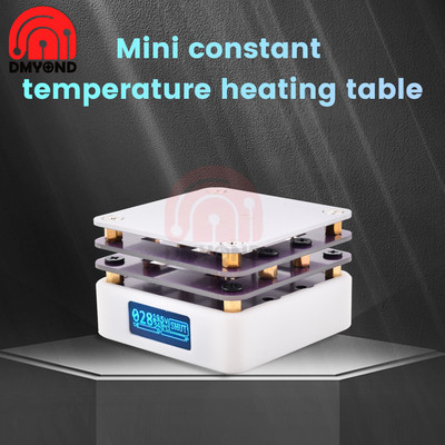 MHP30 Mini Hot Plate PCB SMD Soldering Pro Heating Tool Portable Volume OLED Display True Color Lamp Preheater LED Repair Tools