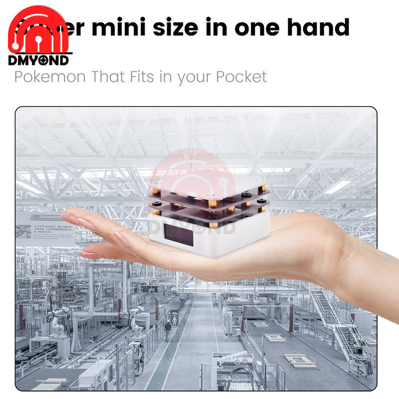 MHP30 Mini placă fierbinte PCB SMD Lipire Pro Instrument de încălzire Afișaj OLED de volum portabil Instrumente de reparare cu LED-uri pentru lampă de culoare adevărată