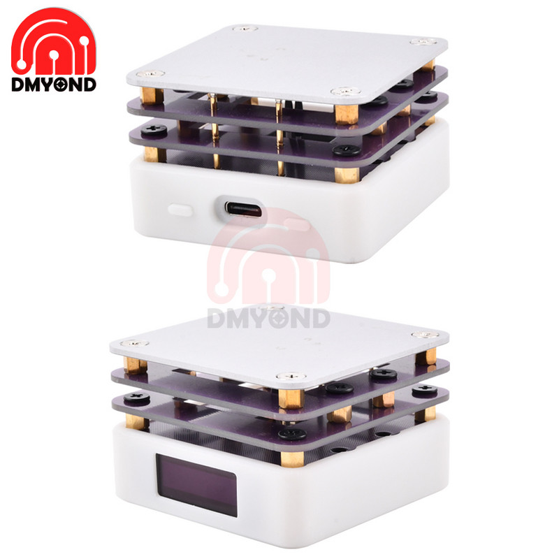 MHP30 Mini placă fierbinte PCB SMD Lipire Pro Instrument de încălzire Afișaj OLED de volum portabil Instrumente de reparare cu LED-uri pentru lampă de culoare adevărată