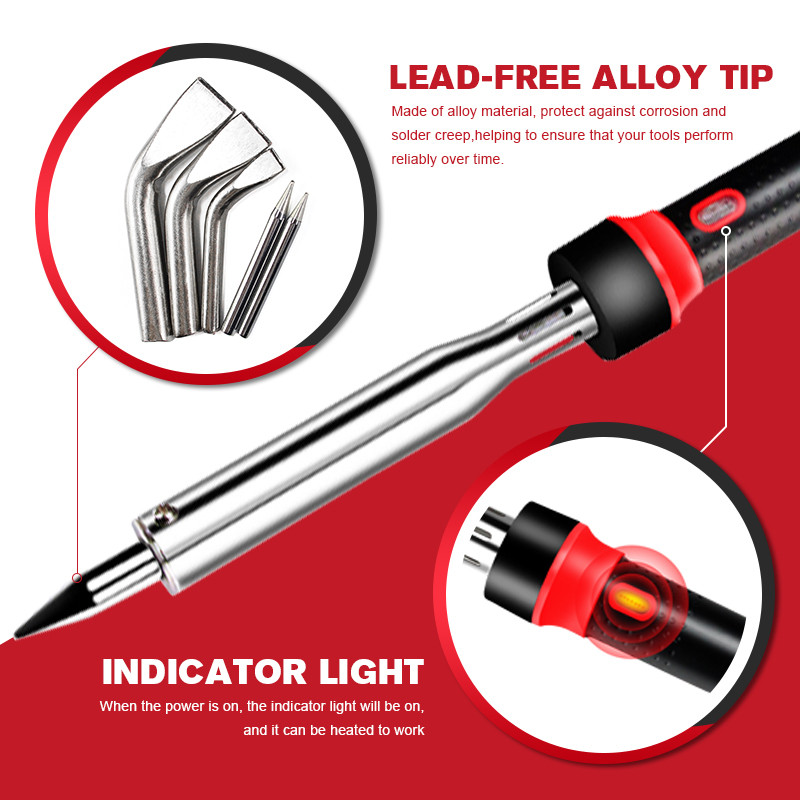 Lieljaudas 150 W pārnēsājamais elektriskais viedais lodāmurs 220 V lodēšanas atjaunošanas remonta instrumenti 2 in 1 termostats Lodāmurs