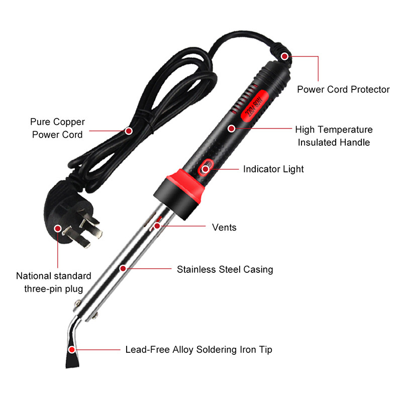 Lieljaudas 150 W pārnēsājamais elektriskais viedais lodāmurs 220 V lodēšanas atjaunošanas remonta instrumenti 2 in 1 termostats Lodāmurs