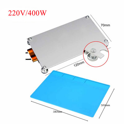 Led lampas lodīšu atlodēšanas stacija Sildīšanas plāksnes priekšsildīšanas plāksne LCD lampas lentes atlodēšana BGA mikroshēmas remonts termostata siltums