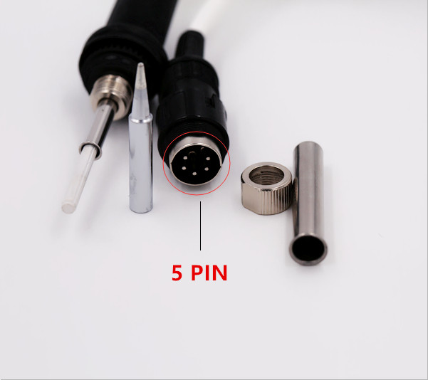 SZBFT bezmaksas piegāde 5 tapu / 5 caurumu 907 lodēšanas stacijas dzelzs rokturis HAKKO 936 937 928 926 stacijas serdeņa bezmaksas piegāde