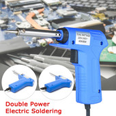 Επαγγελματική εσωτερική/εξωτερική θέρμανση γρήγορης θέρμανσης ΕΕ με διπλό ηλεκτρικό κολλητήρι Εργαλεία συγκόλλησης με φακό συγκόλλησης