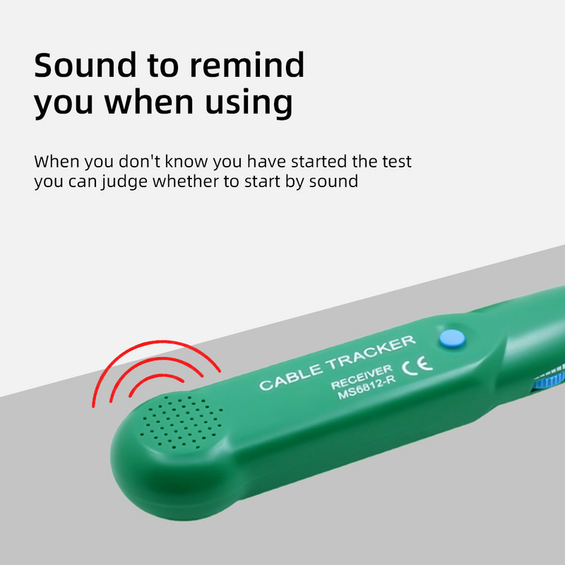 BSIDE Kábelkövető Hálózat Telefonvonal Érzékelő vezetékkereső kábelezés Vezeték Nyomkövetés töréspont hely teszt Jobb, mint MS6812