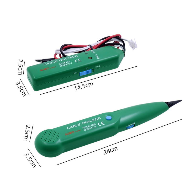 BSIDE Kábelkövető Hálózat Telefonvonal Érzékelő vezetékkereső kábelezés Vezeték Nyomkövetés töréspont hely teszt Jobb, mint MS6812