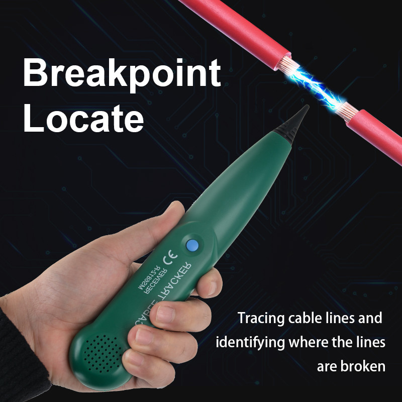 MS6812 telefonijuhtmete jälgimise tööriistakomplekt LAN-võrgu kaablijälgija testeri liiniotsija koos kotiga tasuta kohaletoimetamine UTP STP Cat5 jaoks