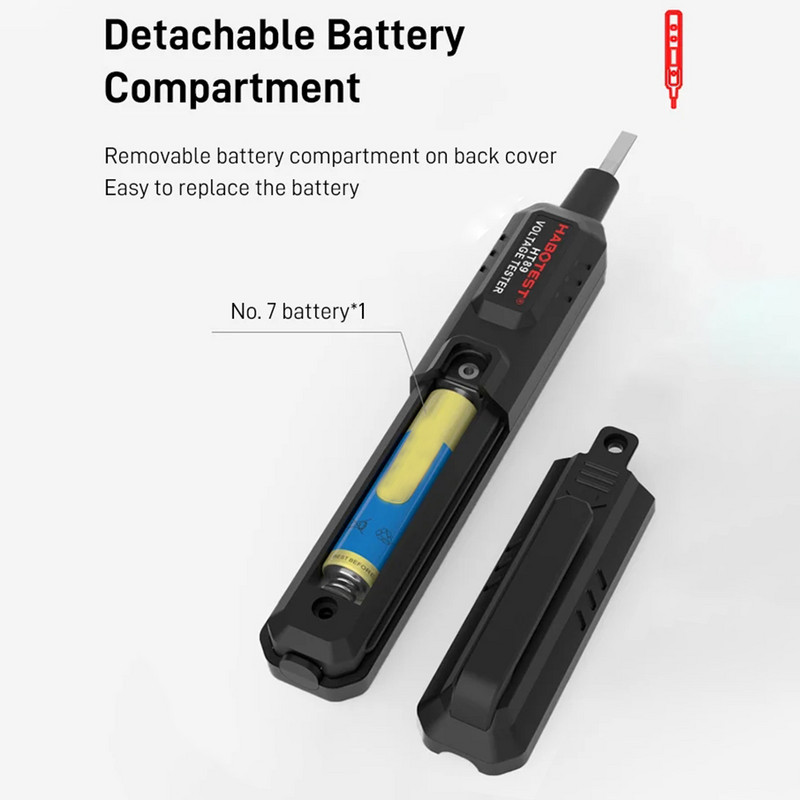 Buitinis elektrinis testeris Daugiafunkcis bandomasis pieštukas su LED lempute, skirtas namų virtuvei