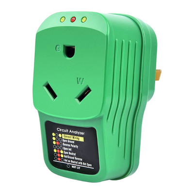 X37E 30 amperų viršįtampių apsauga, skirta RV Power Defender adapterio grandinės analizatoriui su LED indikatoriaus šviesa juoda / žalia / geltona