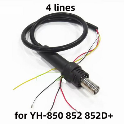 Universal 850 850B 852D 990A, λαβή πιστολιού θερμού αέρα, ψηφιακή βάση αποκόλλησης οθόνης 3 συρμάτων 5 συρμάτων