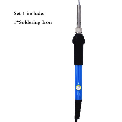 Mini forrasztópáka hőmérséklete állítható elektromos forrasztópáka átdolgozó állomás fogantyú hő ceruza hegesztő javító szerszámkészlet 60 W