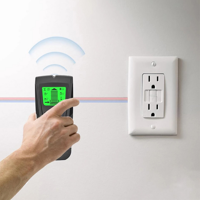 Metāla koka detektors 3 in 1 stud Finder LCD ekrāns Precīza pozīcija tapu sensors, biezuma mērīšanas instrumenti sienas staru skeneris