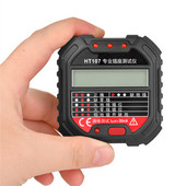 Kištukinio lizdo testeris įtampos detektorius elektros grandinės pertraukiklis ieškiklis įžeminimo nulinė linija JAV ES JK kištuko poliškumo fazės patikrinimas