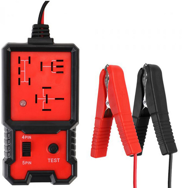 BJ-707 automobilių relės testeris 12V universalus elektroninis automobilių grandinės testeris, detektorius, akumuliatoriaus testeris, nešiojami remonto įrankiai