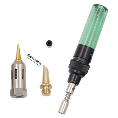 Kit de pix pentru fier de lipit cu gaze reîncărcabile fără fir Set de instrumente de sudare cu vârf de fier de lipit pentru repararea electronicelor