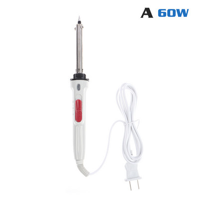 60W/100W baltas elektrinis lituoklis dvigubas temperatūros valdymas su jungikliu suvirinimo rašikliu aukštos ir žemos temperatūros suvirinimo įrankiai