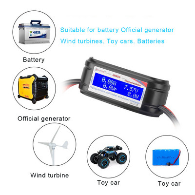 HTRC 60V 200A Power Analyzer Line 8 Visokoprecizni mjerač električne energije Naponski ampermetar Višenamjenski analizator snage Novo