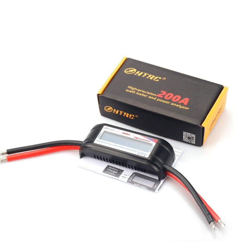 HTRC 60V 200A Power Analyzer Line 8 High-Precision Electric Energy Meter Voltage Ampere Meter Πολυλειτουργικός αναλυτής ισχύος Νέο