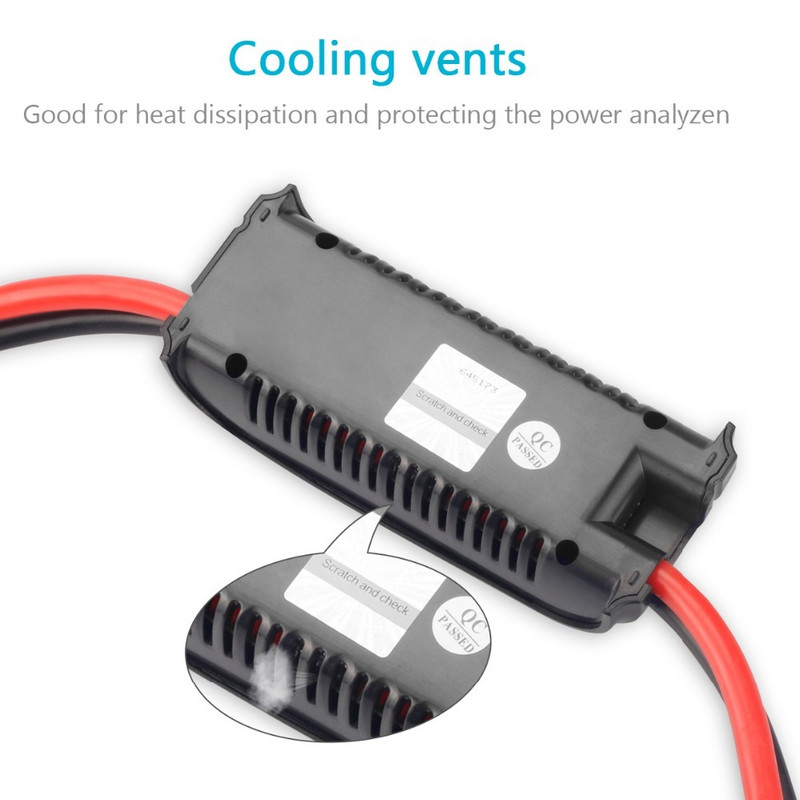 HTRC 60V 200A Power Analyzer Line 8 High-Precision Electric Energy Meter Voltage Ampere Meter Πολυλειτουργικός αναλυτής ισχύος Νέο