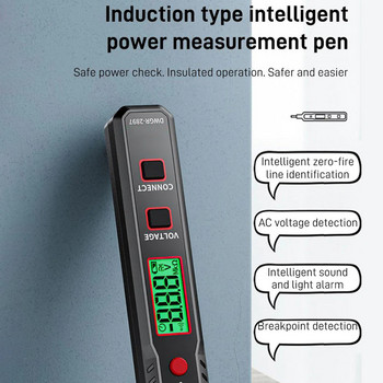Цифров електрически тестер Писалка Многофункционален тестер за напрежение за домашна спалня
