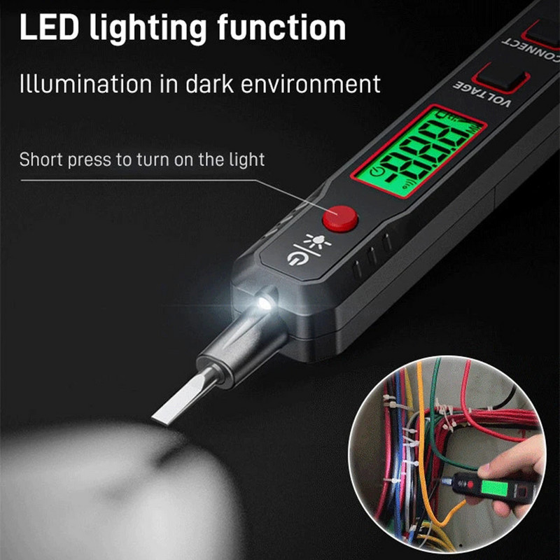 Digitaalne elektriline testeri pliiats Mitmeotstarbeline pingetester kodumagamistoas