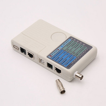 RJ11 RJ45 USB BNC LAN Δοκιμαστής καλωδίων δικτύου Απομακρυσμένος ανιχνευτής καλωδίων LAN 4 σε 1 Εργαλείο γρήγορου ελεγκτή