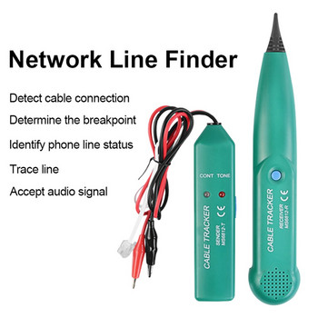 MS6812 Тестер за проследяване на кабели LAN Тестер Професионален тестер за линии UTP STP Проследяване на телефонен проводник Местоположение на точка на прекъсване