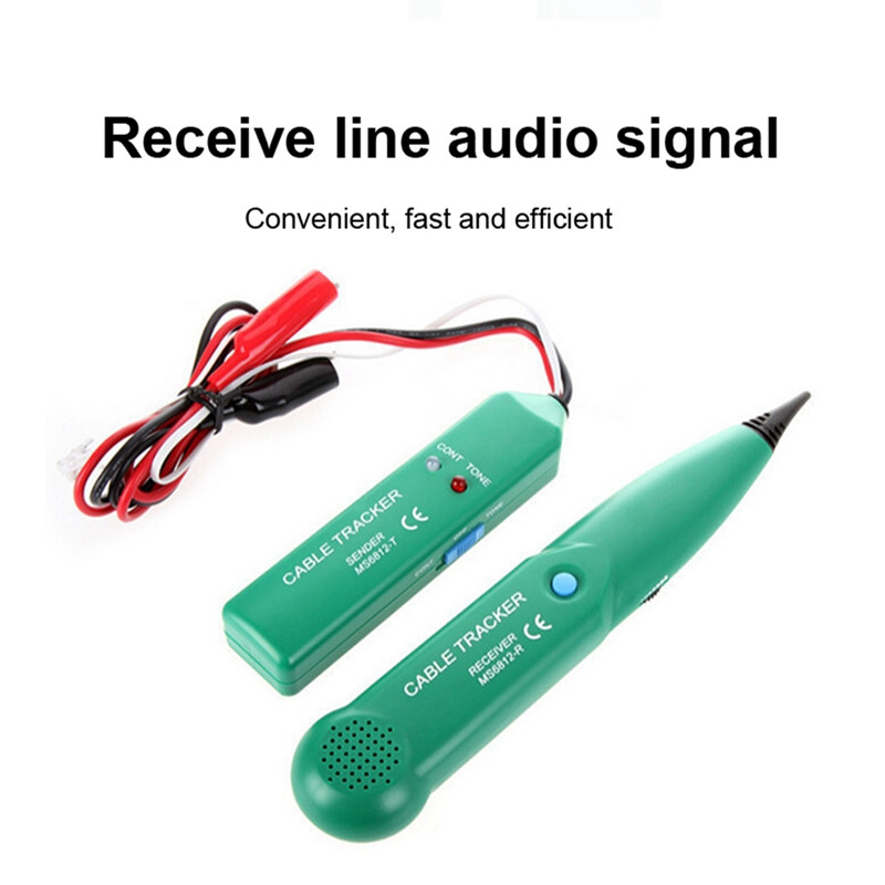 MS6812 kabeļa izsekotājs LAN testeris Profesionāls līniju testeris UTP STP tālruņa vadu izsekotājs pārtraukuma punkta atrašanās vieta