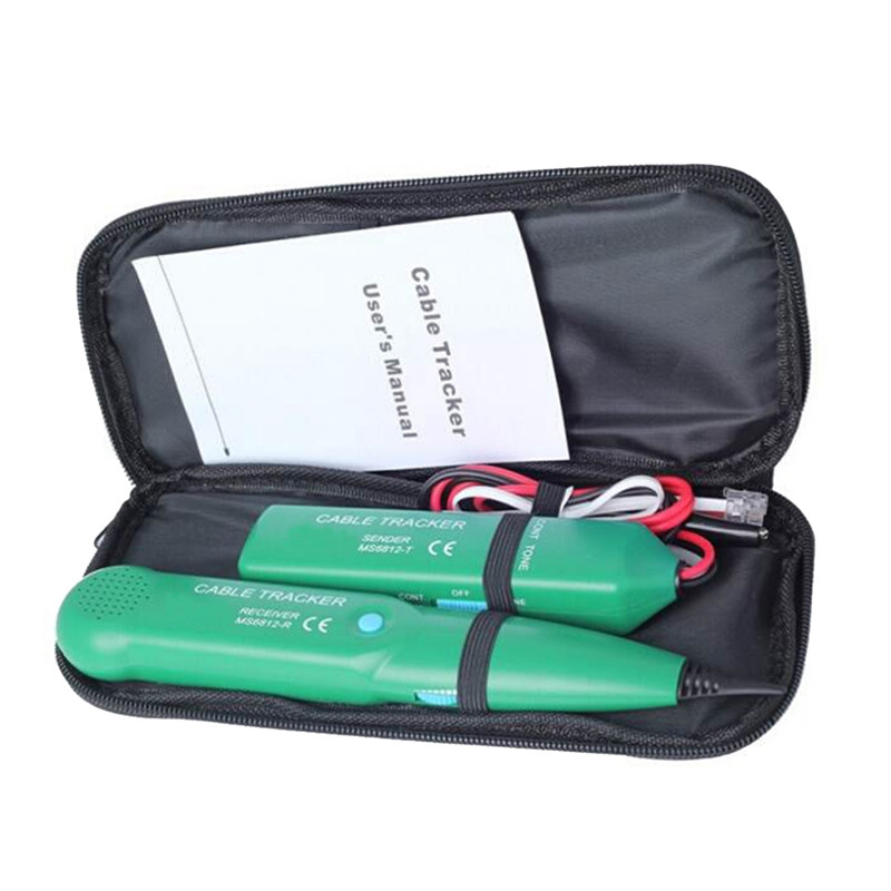 MS6812 kabeļa izsekotājs LAN testeris Profesionāls līniju testeris UTP STP tālruņa vadu izsekotājs pārtraukuma punkta atrašanās vieta
