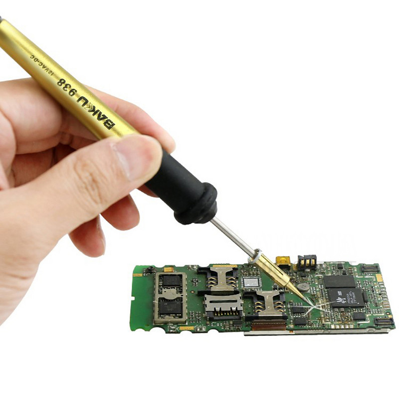 BK-938 Mini fier de lipit electricitate portabil Înlocuiți mânerul de sudare Stilo de fier de lipit pentru stație de lipit Instrument de reparare a sudării