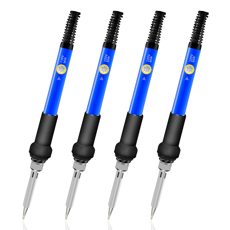 Električno lemilo s podesivom temperaturom 220V/110V 60W Lem za zavarivanje Stanica za preradu Toplinska olovka Vrhovi Set alata za popravak