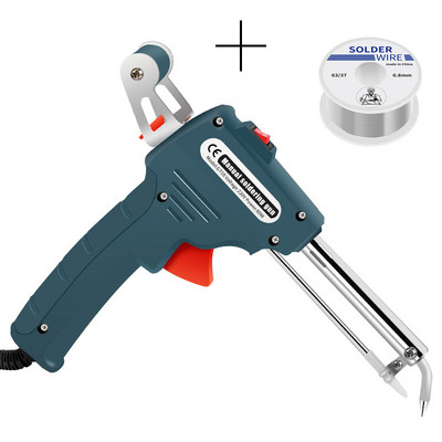 110V/220V 60W Trimite automat pistol de tablă fier de lipit de mână căldură externă cu comutator de alimentare Instrument de reparare a sudării