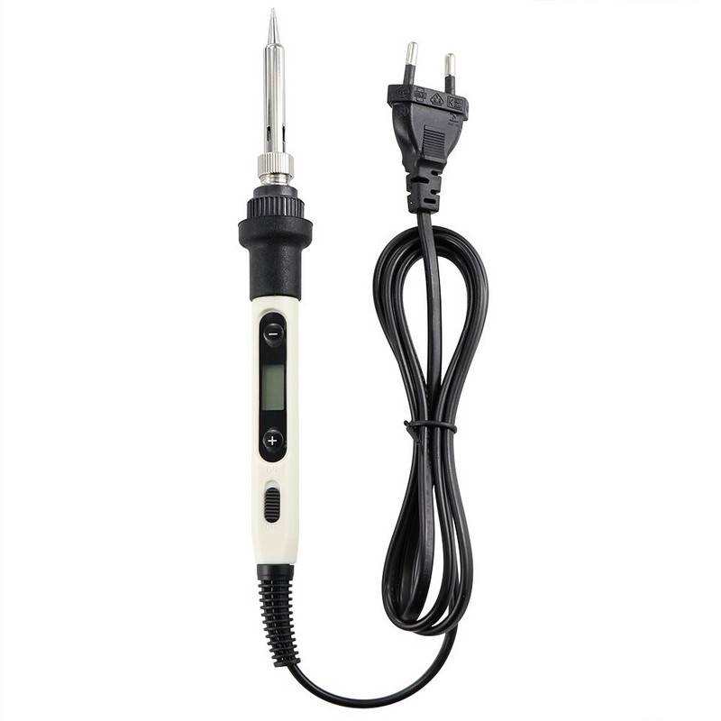Állítható hőmérséklet kapcsolóval Elektromos forrasztópáka 80W digitális kijelző 220V hegesztőszerszám kiforrasztó szivattyú javítószerszámok